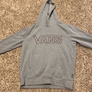 Gray Vans hoodie sweatshirt